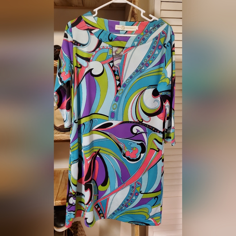 Vintage Dress Size Medium By Tracy Negoshian